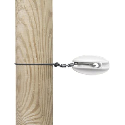 Gallagher Aislador terminal blanco Alta Tension Pack 25 unidades